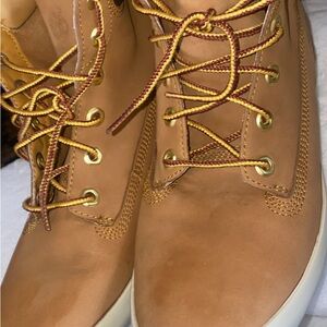 Womens Timberland EK Glastonbury 8641A Wheat Leather Shoes Chukka Boots 8